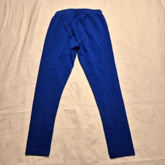 Lands' End girls size Large 6X-7 royal blue leggings vguc - Picture 3 of 6